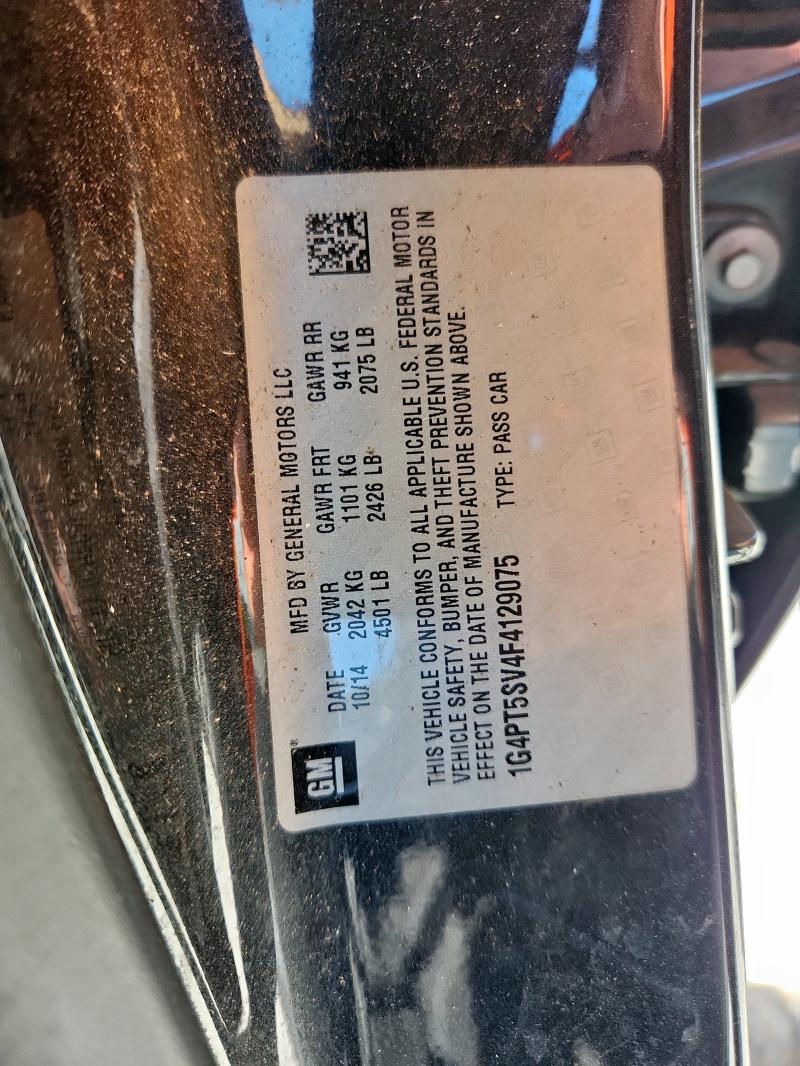 2015 BUICK VERANO PRE 1G4PT5SV4F4129075