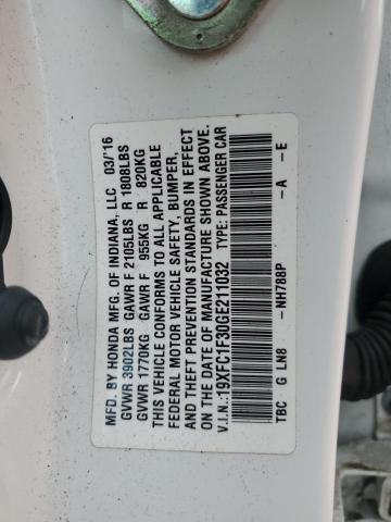 2016 HONDA CIVIC EX 19XFC1F30GE211032