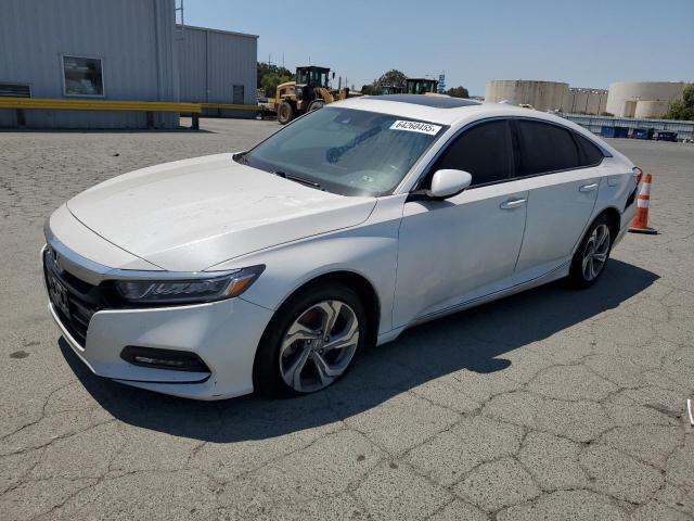 HONDA ACCORD EXL 2018 white  gas 1HGCV2F52JA033835 photo #1