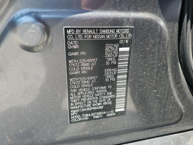 2016 NISSAN ROGUE S KNMAT2MV8GP664366