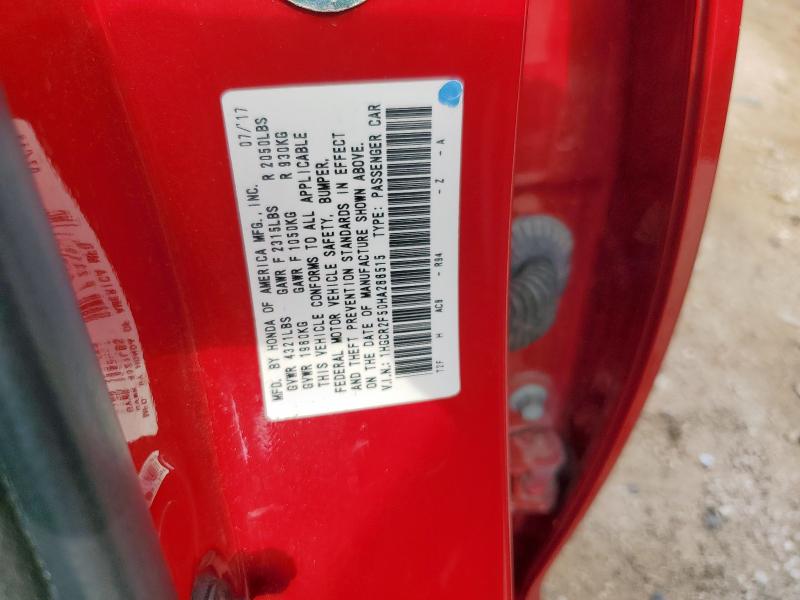 2017 HONDA ACCORD SPO 1HGCR2F50HA266515