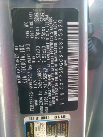 2023 KIA TELLURIDE - 5XYP6DGC6PG375920