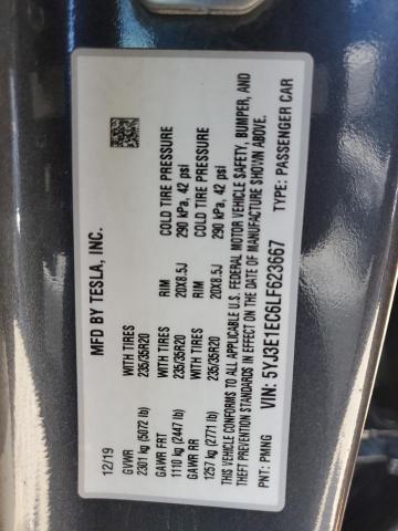 2020 TESLA MODEL 3 #3263934185