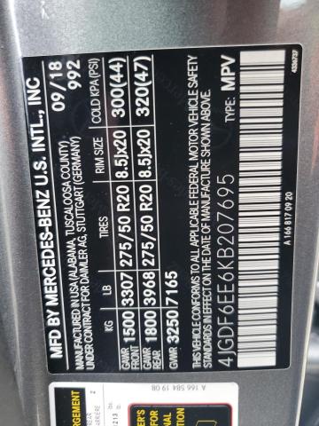 2019 MERCEDES-BENZ GLS 450 4M - 4JGDF6EE6KB207695