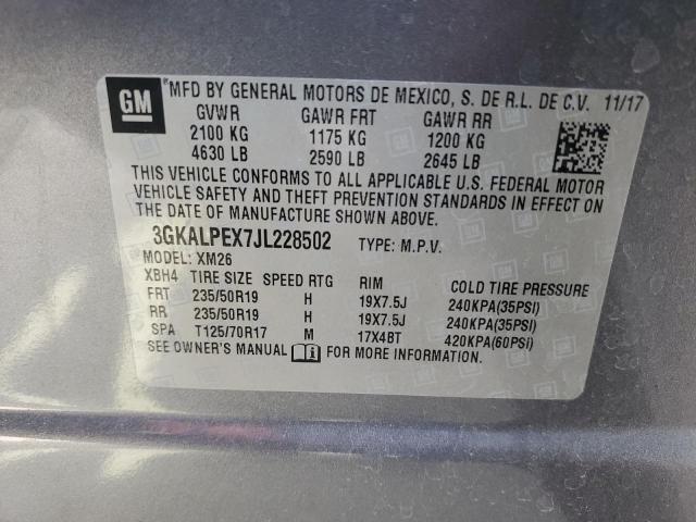2018 GMC TERRAIN SL - 3GKALPEX7JL228502