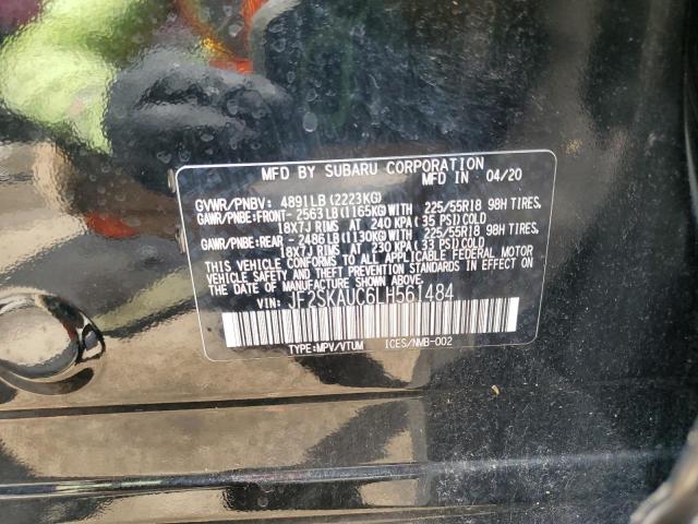 2020 SUBARU FORESTER L JF2SKAUC6LH561484