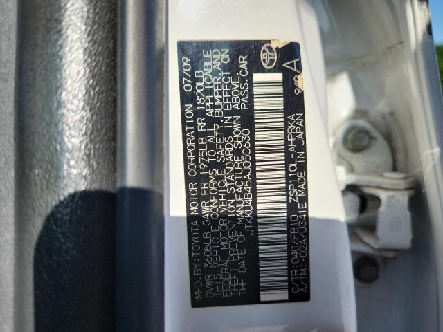 2010 TOYOTA COROLLA - JTKKU4B45AJ050630