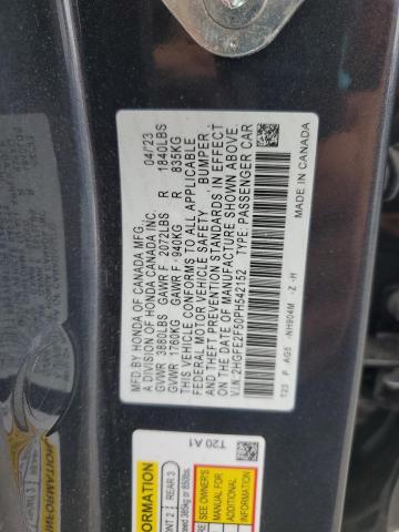 2023 HONDA CIVIC SPOR 2HGFE2F50PH542152