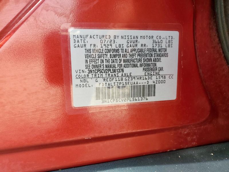 2023 NISSAN KICKS SV - 3N1CP5CV2PL561376