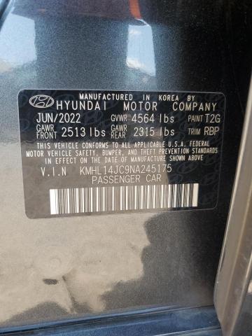 2022 HYUNDAI SONATA N L KMHL14JC9NA245175