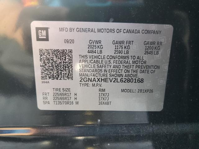 2020 CHEVROLET EQUINOX LS 2GNAXHEV2L6280168