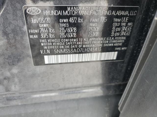 2020 HYUNDAI SANTA FE L - 5NMS53AD7LH245413