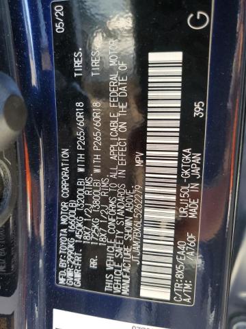 2020 LEXUS GX 460 PRE JTJAM7BX6L5262279