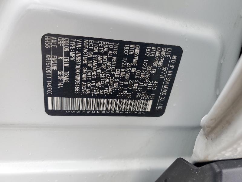 2024 NISSAN ROGUE SV - JN8BT3BAXRW354663
