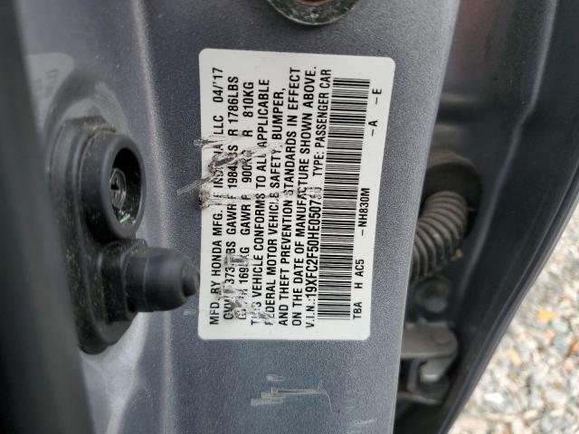 2017 HONDA CIVIC LX - 19XFC2F50HE050755