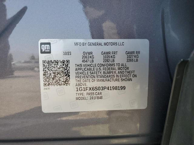 2023 CHEVROLET BOLT EV 2L 1G1FX6S03P4198199