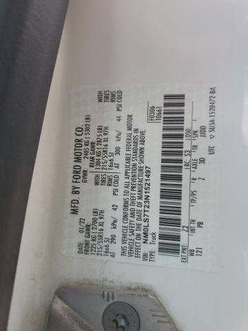 2022 FORD TRANSIT CO NM0LS7T23N1521497