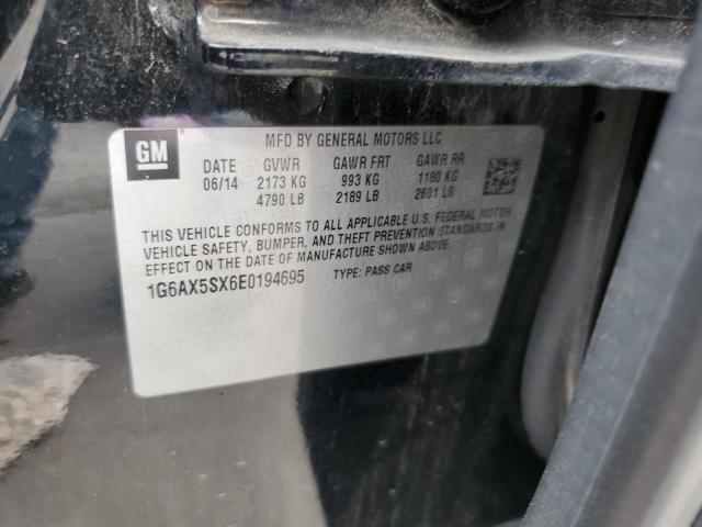 2014 CADILLAC CTS LUXURY - 1G6AX5SX6E0194695