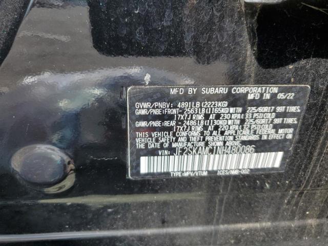 2022 SUBARU FORESTER WILDERNESS JF2SKAMC1NH480086