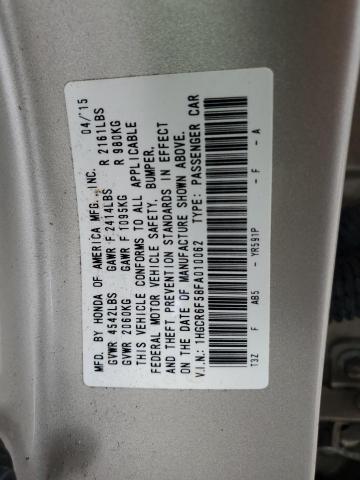 2015 HONDA ACCORD HYB 1HGCR6F58FA010062