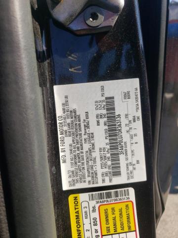 2013 FORD FUSION SE - 3FA6P0LU7DR363136