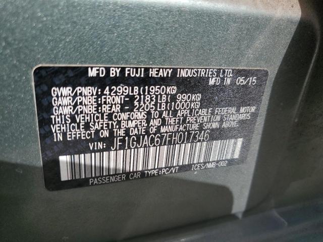 2015 SUBARU IMPREZA PR JF1GJAC67FH017346