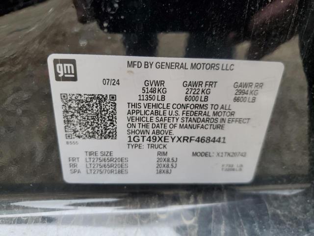 2024 GMC SIERRA K25 1GT49XEYXRF468441