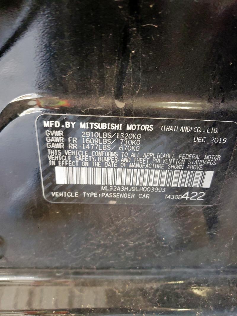2020 MITSUBISHI MIRAGE ES ML32A3HJ9LH003993