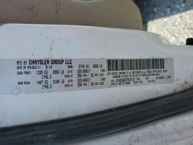 2015 DODGE GRAND CARA 2C4RDGBG2FR537157