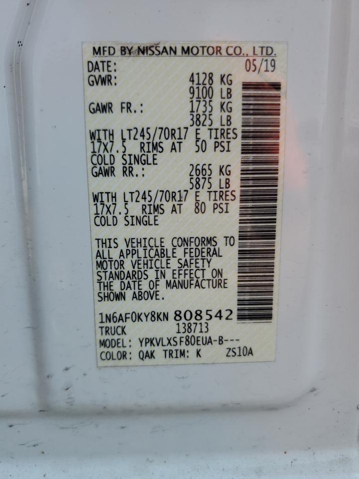 NISSAN NV2500 2500 S