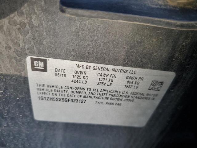 2016 CHEVROLET MALIBU PREMIER 1G1ZH5SX5GF323127