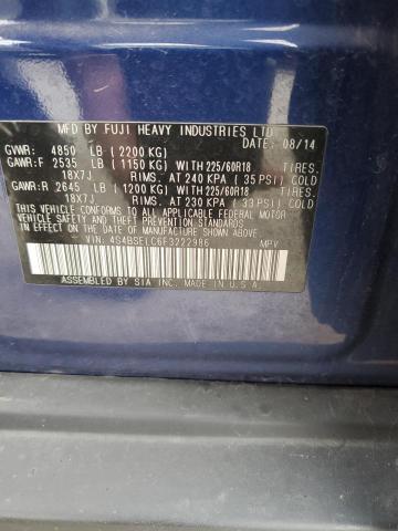 2015 SUBARU OUTBACK 3. - 4S4BSELC6F3222986