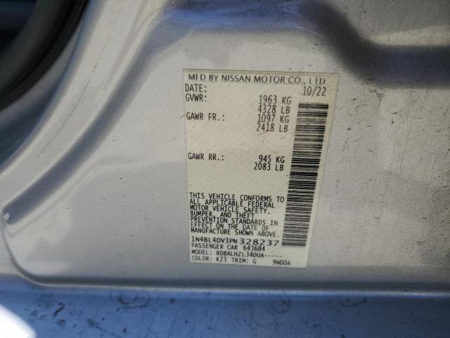 2023 NISSAN ALTIMA SV 1N4BL4DV3PN328237