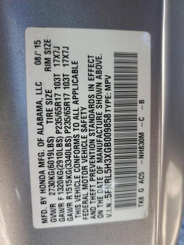 2016 HONDA ODYSSEY SE 5FNRL5H3XGB009858