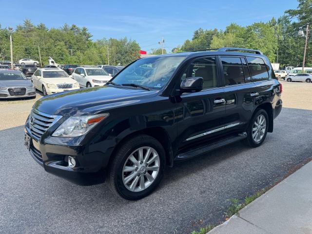 LEXUS LX 570 2009 black 4dr spor gas JTJHY00WX94032408 photo #3