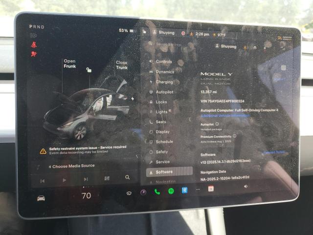 2023 TESLA MODEL Y 7SAYGAEE4PF800324
