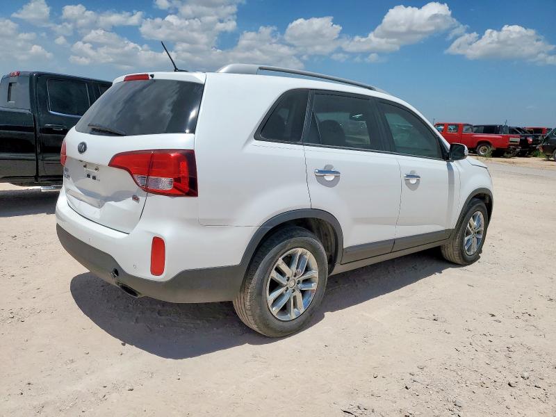 KIA SORENTO LX 2015 white 4dr spor gas 5XYKT3A66FG559981 photo #4