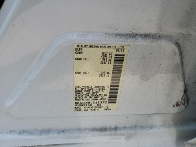 2015 NISSAN LEAF S 1N4AZ0CP8FC313572