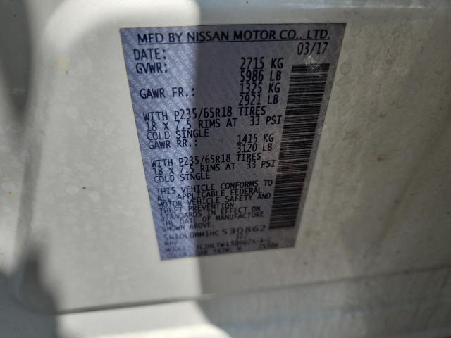 2017 INFINITI QX60 - 5N1DL0MM1HC530862