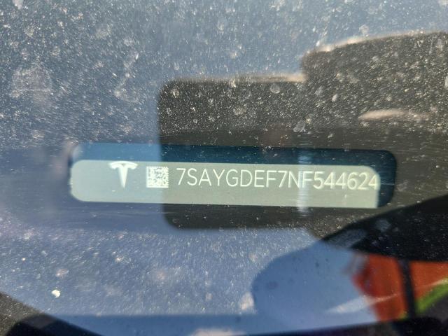 2022 TESLA MODEL Y 7SAYGDEF7NF544624