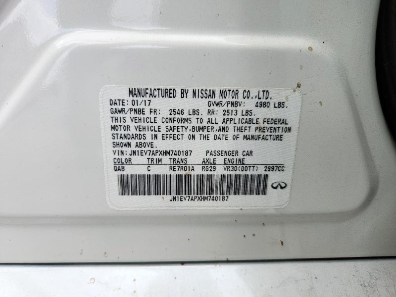 2017 INFINITI Q50 PREMIU JN1EV7APXHM740187