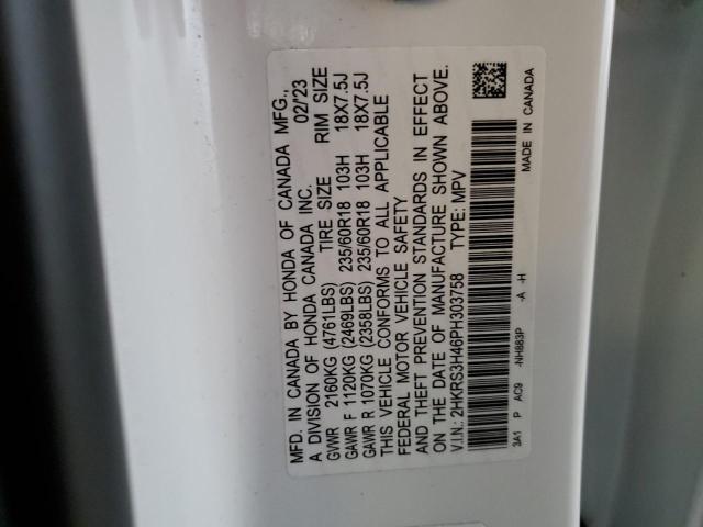 2023 HONDA CR-V EX 2HKRS3H46PH303758