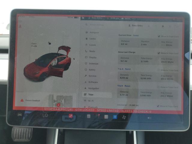 2020 TESLA MODEL 3 5YJ3E1EA4LF662241