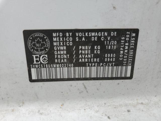 2021 VOLKSWAGEN JETTA S - 3VWC57BU6MM022740