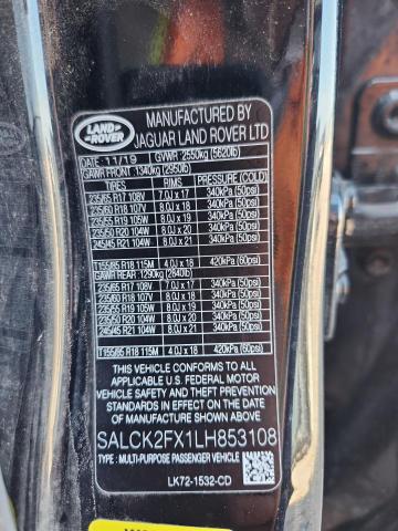 2020 LAND ROVER DISCOVERY SALCK2FX1LH853108