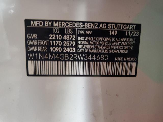 2024 MERCEDES-BENZ GLB 250 W1N4M4GB2RW344680