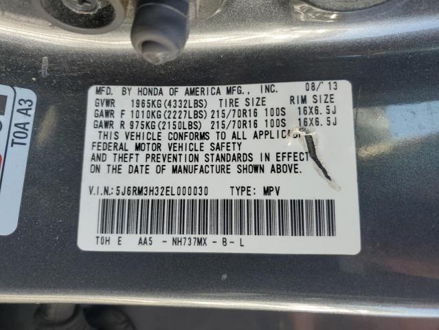 2014 HONDA CR-V LX - 5J6RM3H32EL000030