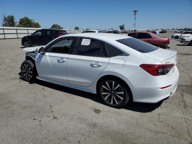 HONDA CIVIC EX 2022 white  gas JHMFE1F70NX008330 photo #3