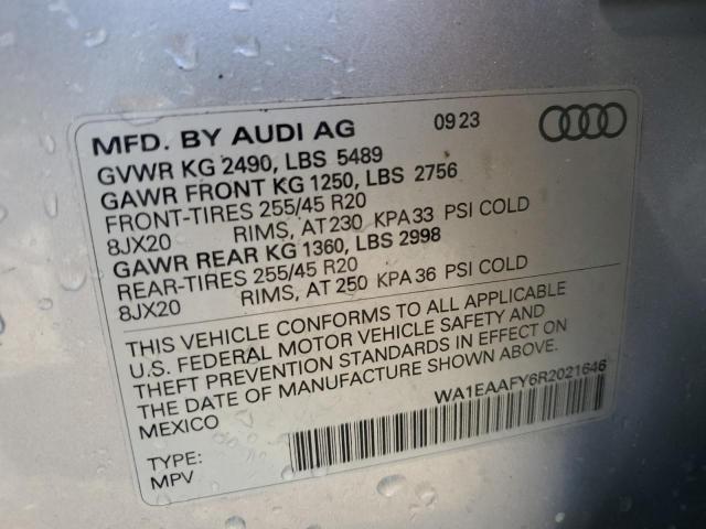 2024 AUDI Q5 PREMIUM - WA1EAAFY6R2021646