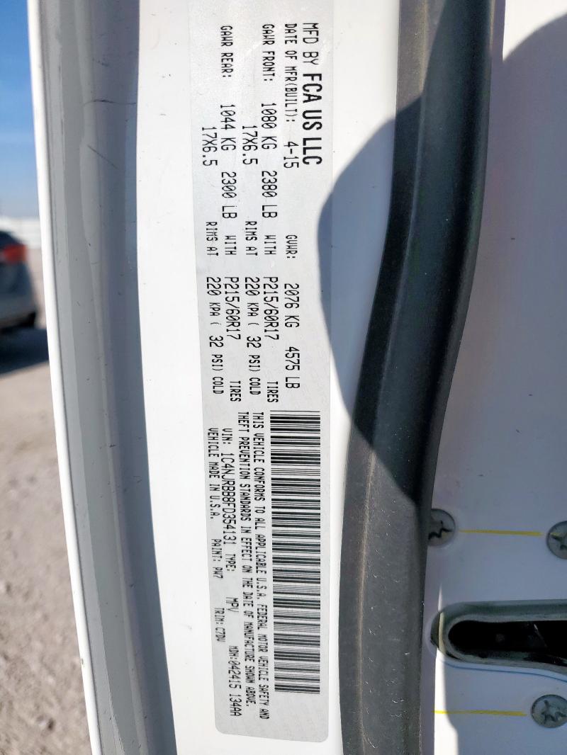 2015 JEEP PATRIOT SP 1C4NJRBB8FD354131